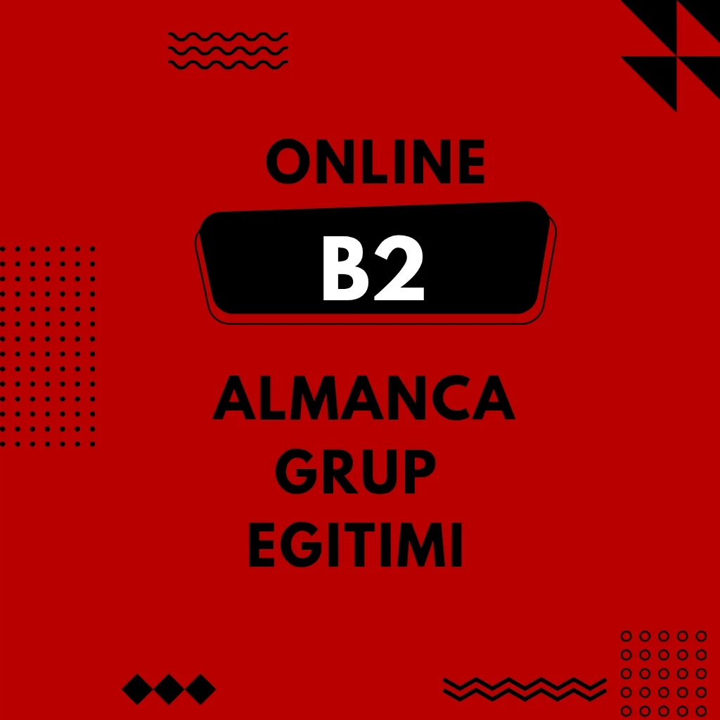 B2 Online Almanca Grup Eğitimi